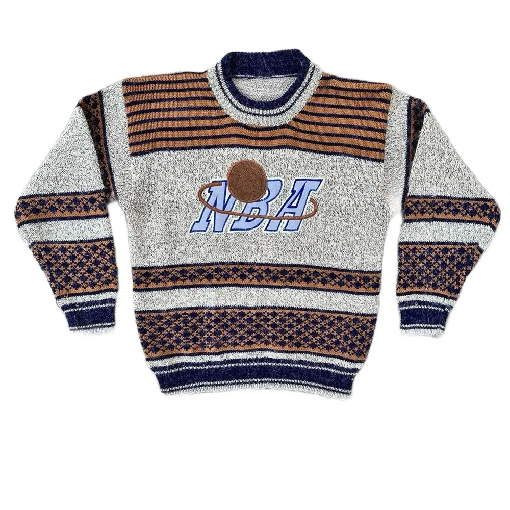 80s / 90s Vintage NBA Sweater Wool Unisex Size XS - Small